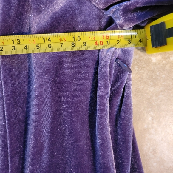 JessaKae Royal Purple Velvet Whimsigoth Dark Fairy Glam Maxi Dress. Size XL - Picture 9 of 10